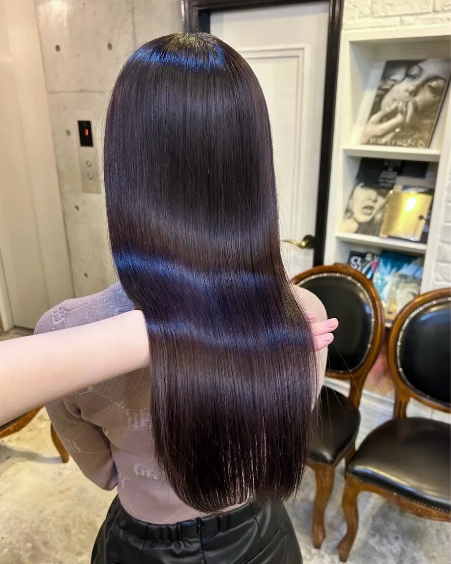 セミロング カラー YUUKA 【髪質改善】のヘアスタイル