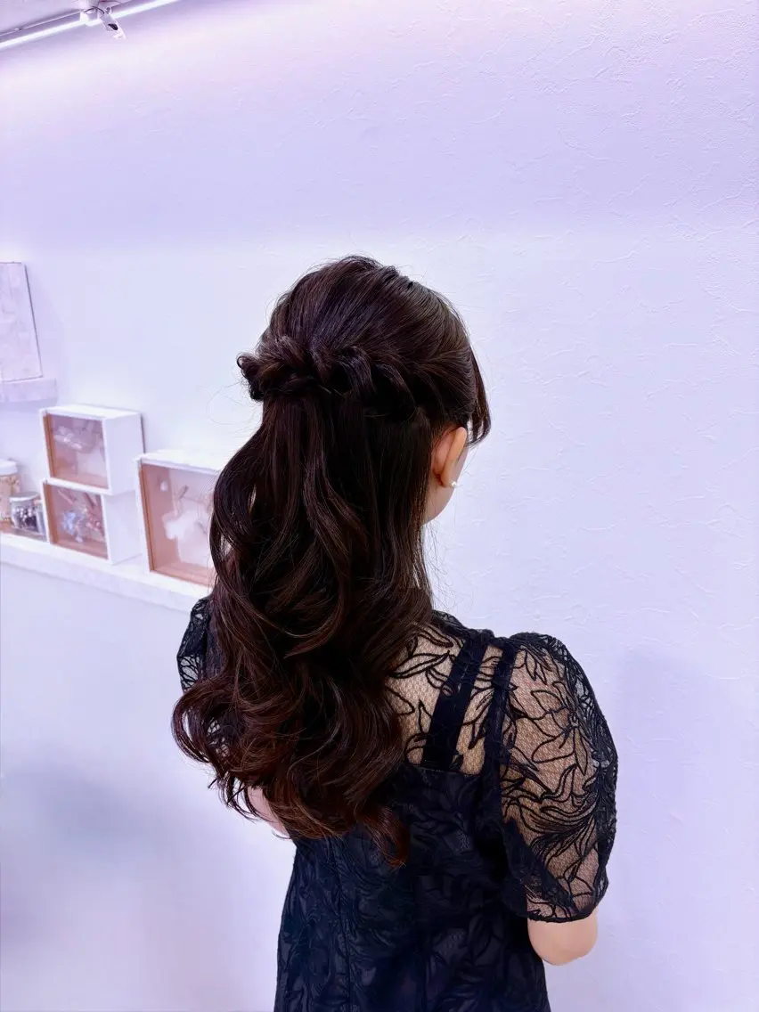 ロング ヘアアレンジ キッズ ヘアセット ヘアセット／六本木 Yukaのヘアスタイル