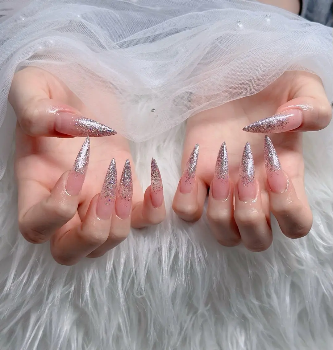 ネイル ハート キラキラネイル リボン ハンドネイル キノコ H.babynailのネイルデザイン