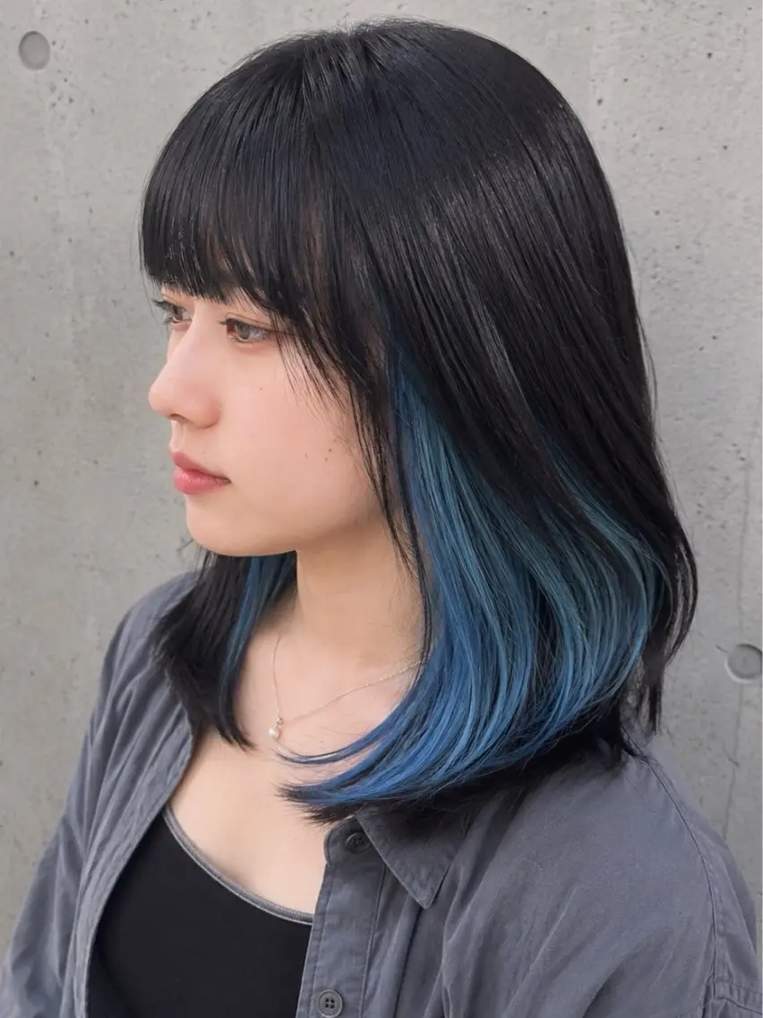 ミディアム カラー カット ヘアカラー トリートメント 似合わせ×ケア 質感🫧シオンのヘアスタイル