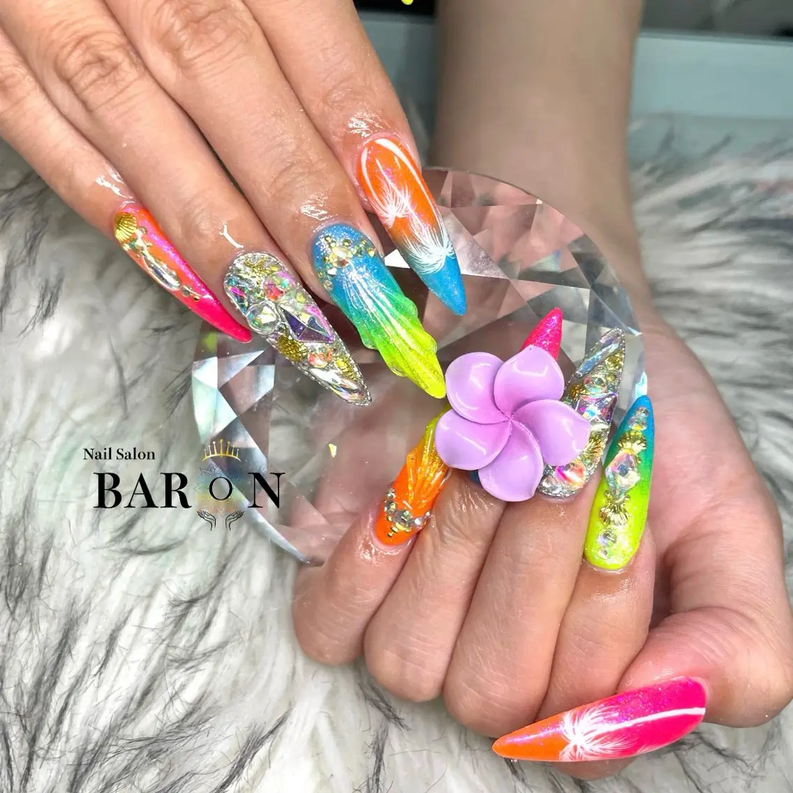ネイル ハンドネイル ♛︎BARON♛︎ RIKAのネイルデザイン