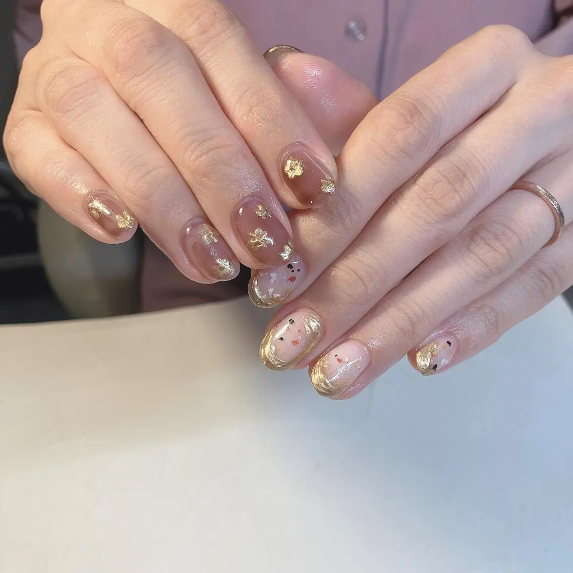ネイル ニュアンスネイル ハンドネイル nails 🎀meのネイルデザイン