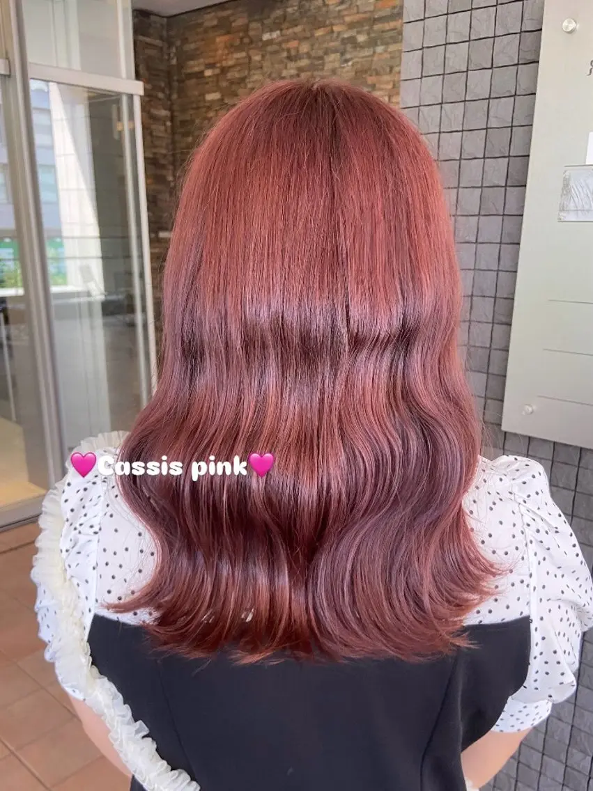 セミロング 🎀透明感カラー 🎀ナズナのヘアスタイル