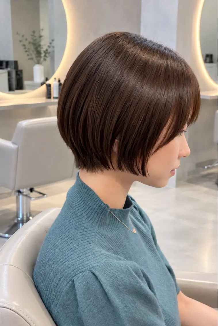 ショート ショートボブ ボブ ショートヘア カット LUNEA🌙廣瀬 智志のヘアスタイル