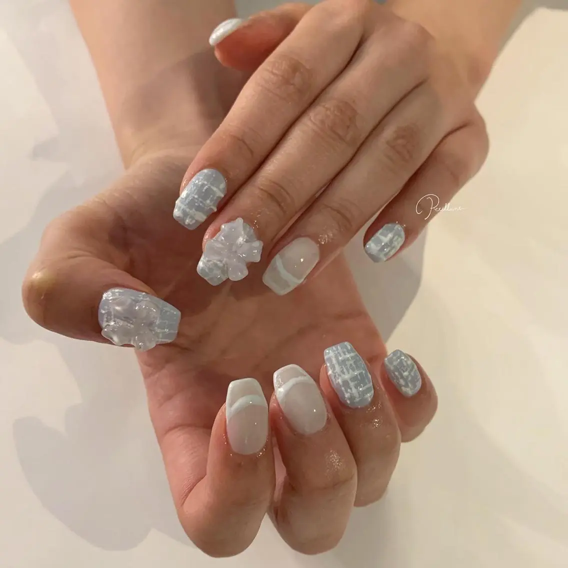 【ご新規様オフ ¥0】girly nail🎀🫧パラジェル、フィルイン対応🧁お持ち込みデザイン可能です♡♡の写真
