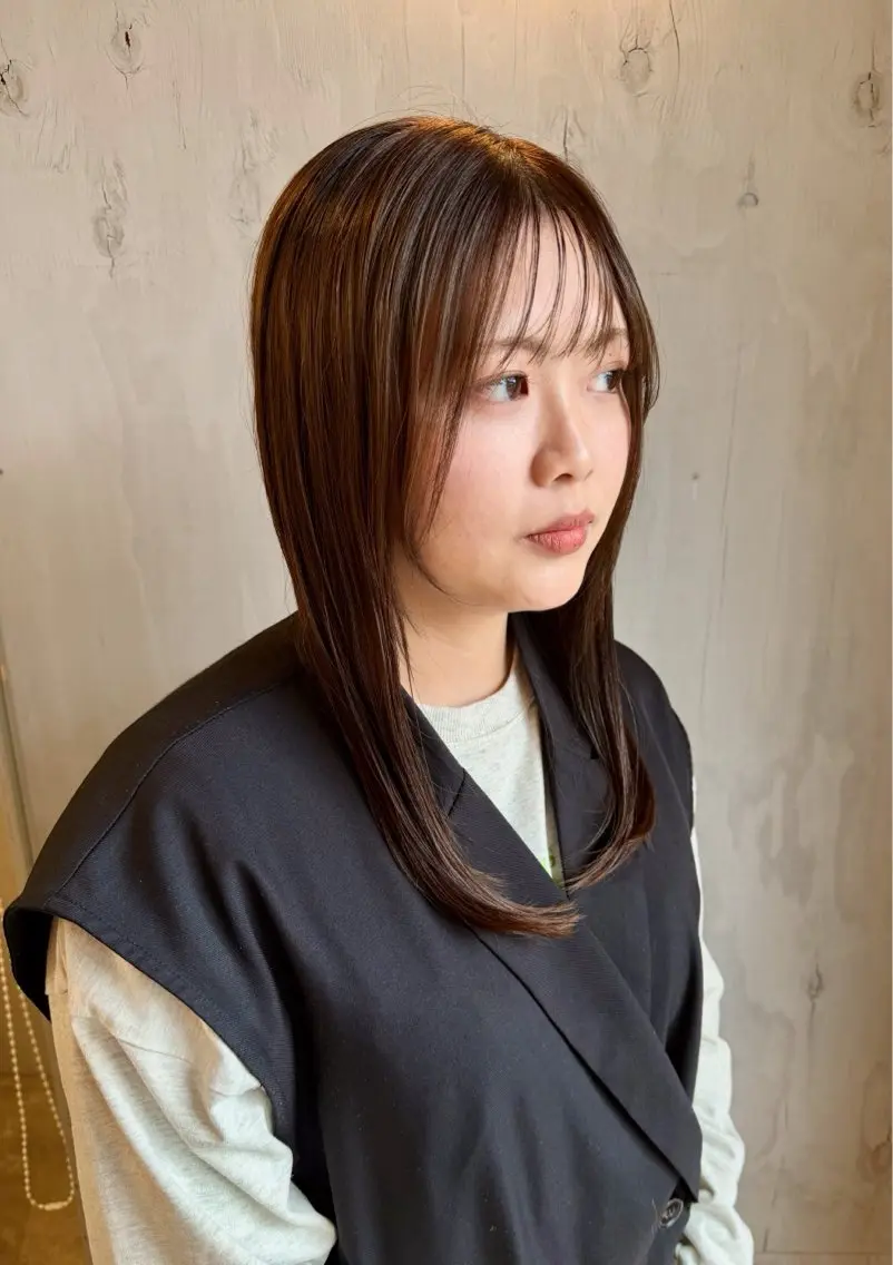 ミディアム カラー ナチュラル&ラフヘア 松尾 凌のヘアスタイル