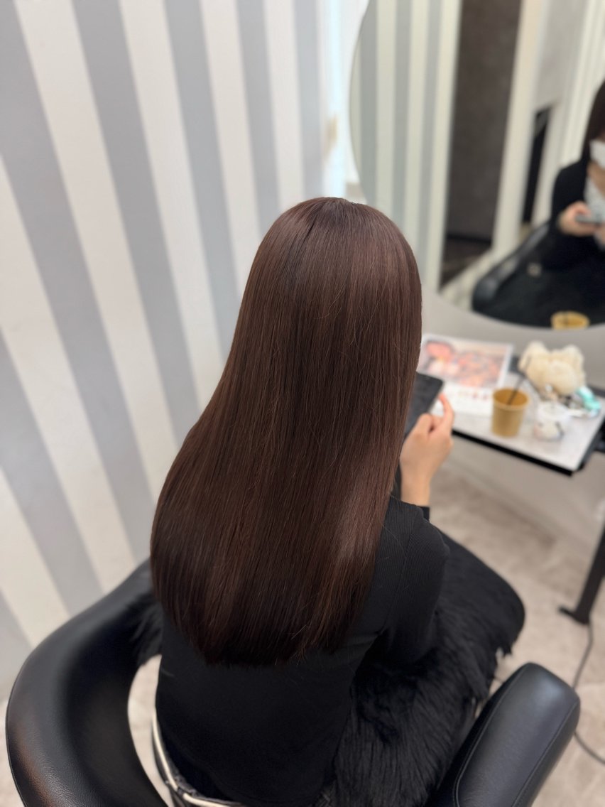ロング ヘアカラー ハイトーン特化 ケアブリーチ/ノトのヘアスタイル