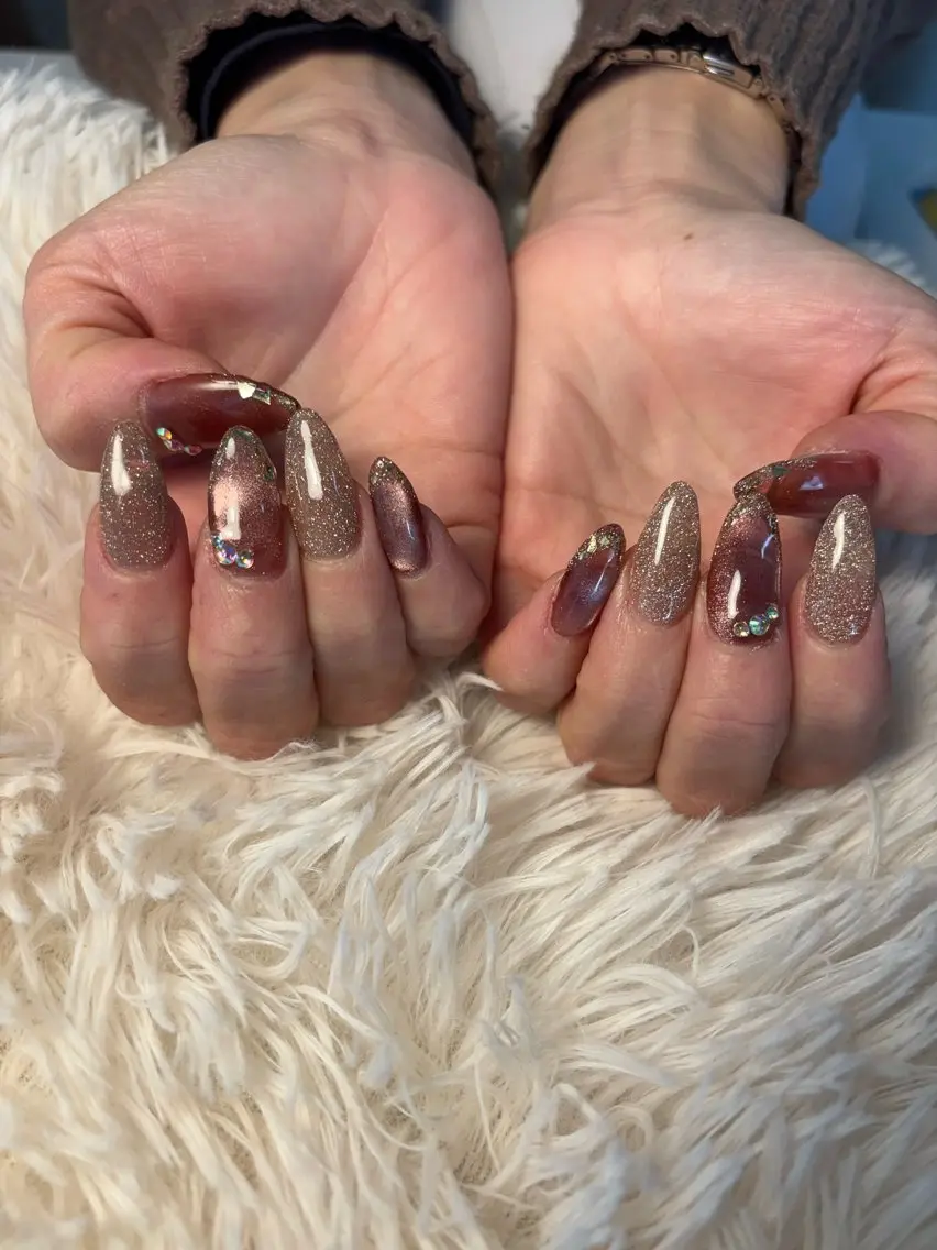 ネイル フラッシュネイル フットネイル フレンチネイル ジェルネイル ガラスフレンチ Nail salon Natulalのネイルデザイン