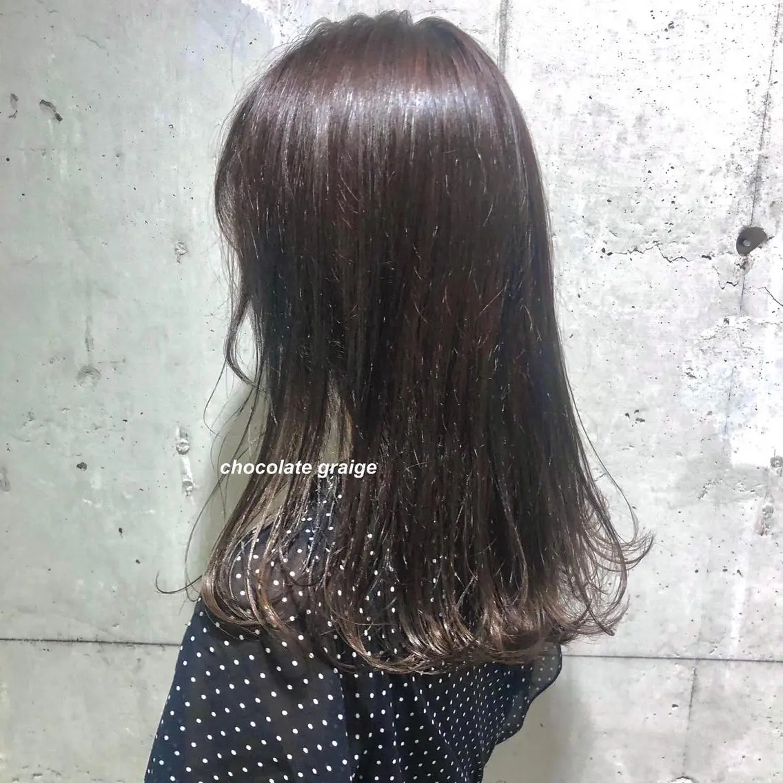 セミロング カラー ヘアカラー トリートメント ヘッドスパ レイヤーカット 韓国ヘアayameのヘアスタイル