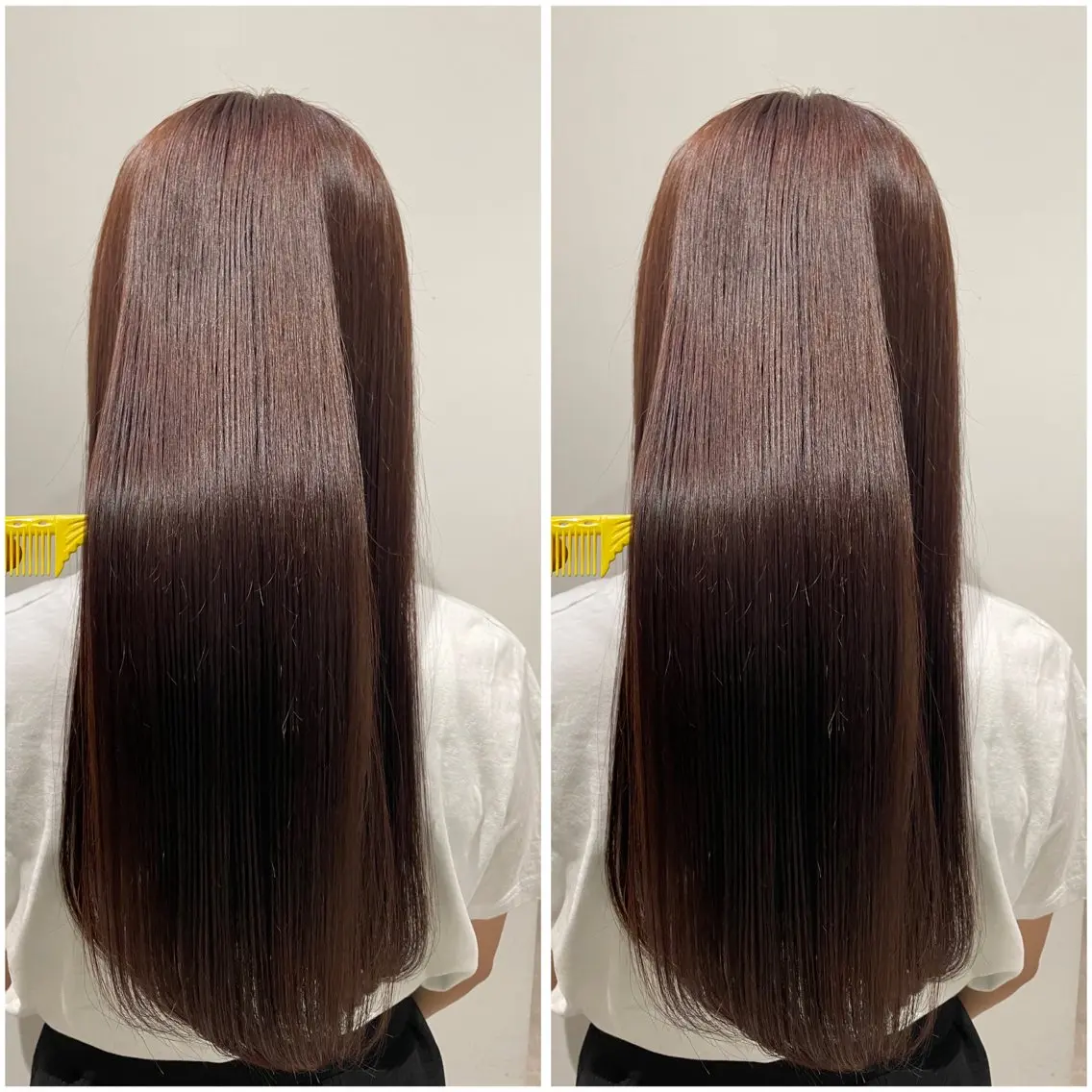 ロング ボブ ハイライト 髪質改善 縮毛矯正 トリートメント 🌟髪質改善 平本雄大🌟のヘアスタイル