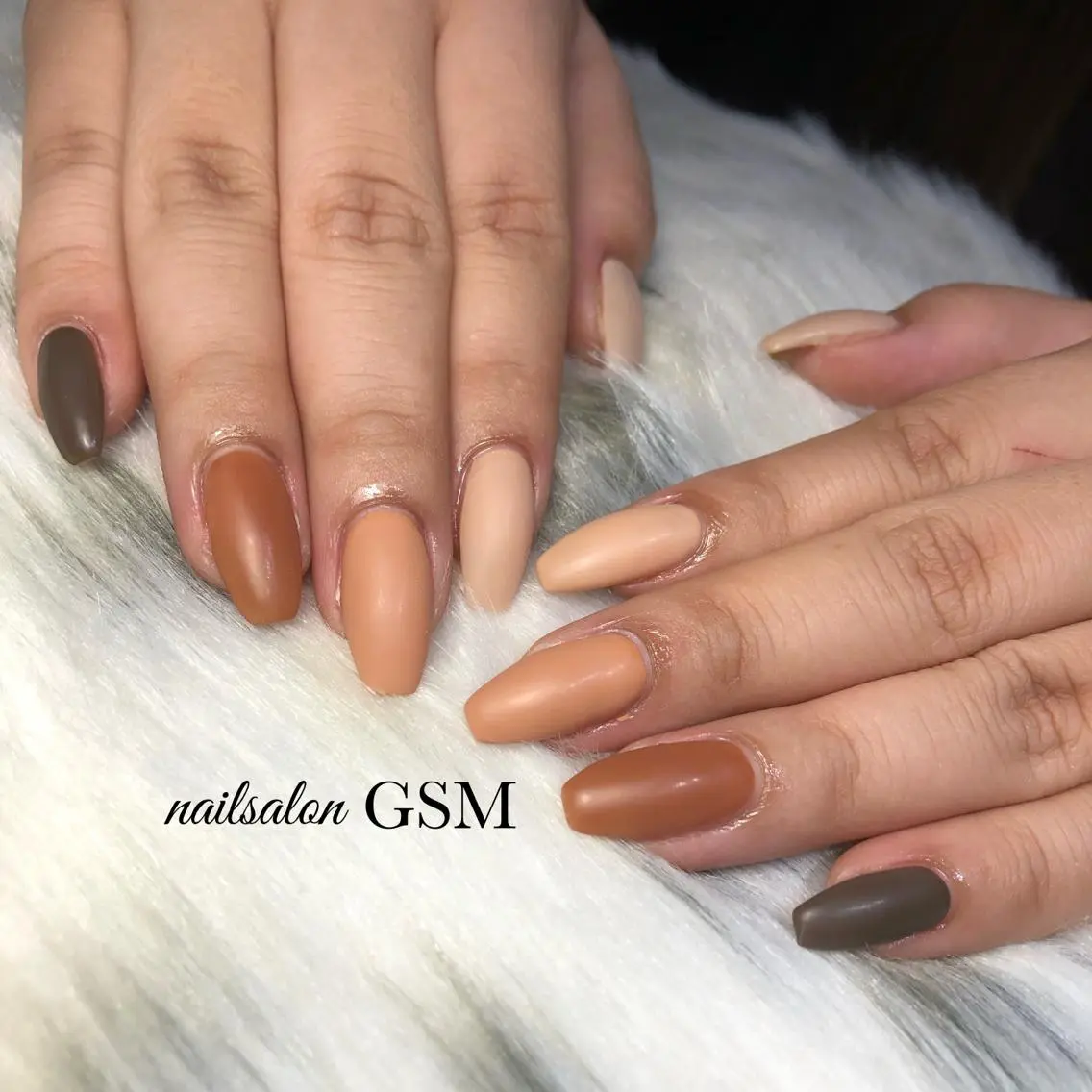 ネイル マットネイル nail salon GSMのネイルデザイン