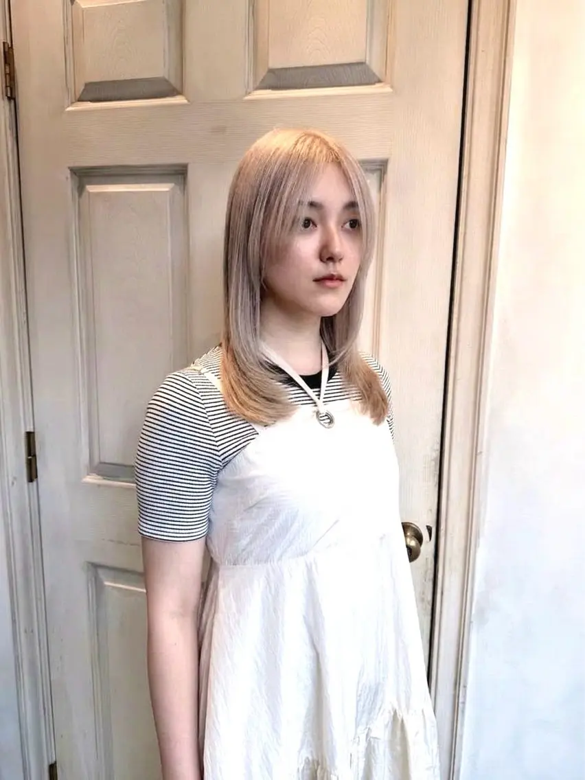 セミロング ヘアカラー 🉐学生&U24🉐 ミニモ限定🤩千田のヘアスタイル