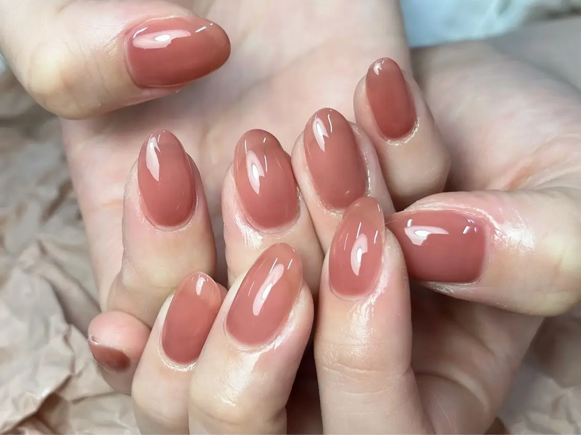 ネイル ワンカラーネイル 春ネイル ToliyDeliy Nail Salonのネイルデザイン