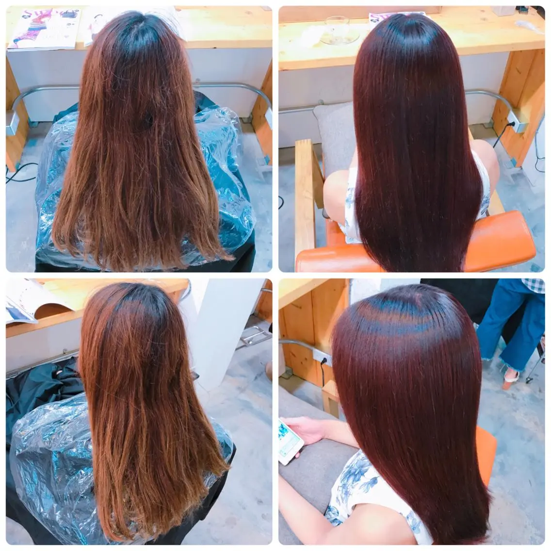 ロング カラー レッドカラー バイオレットカラー トリートメント 🌈限定価格🌈 鈴木 瑛輔のヘアスタイル