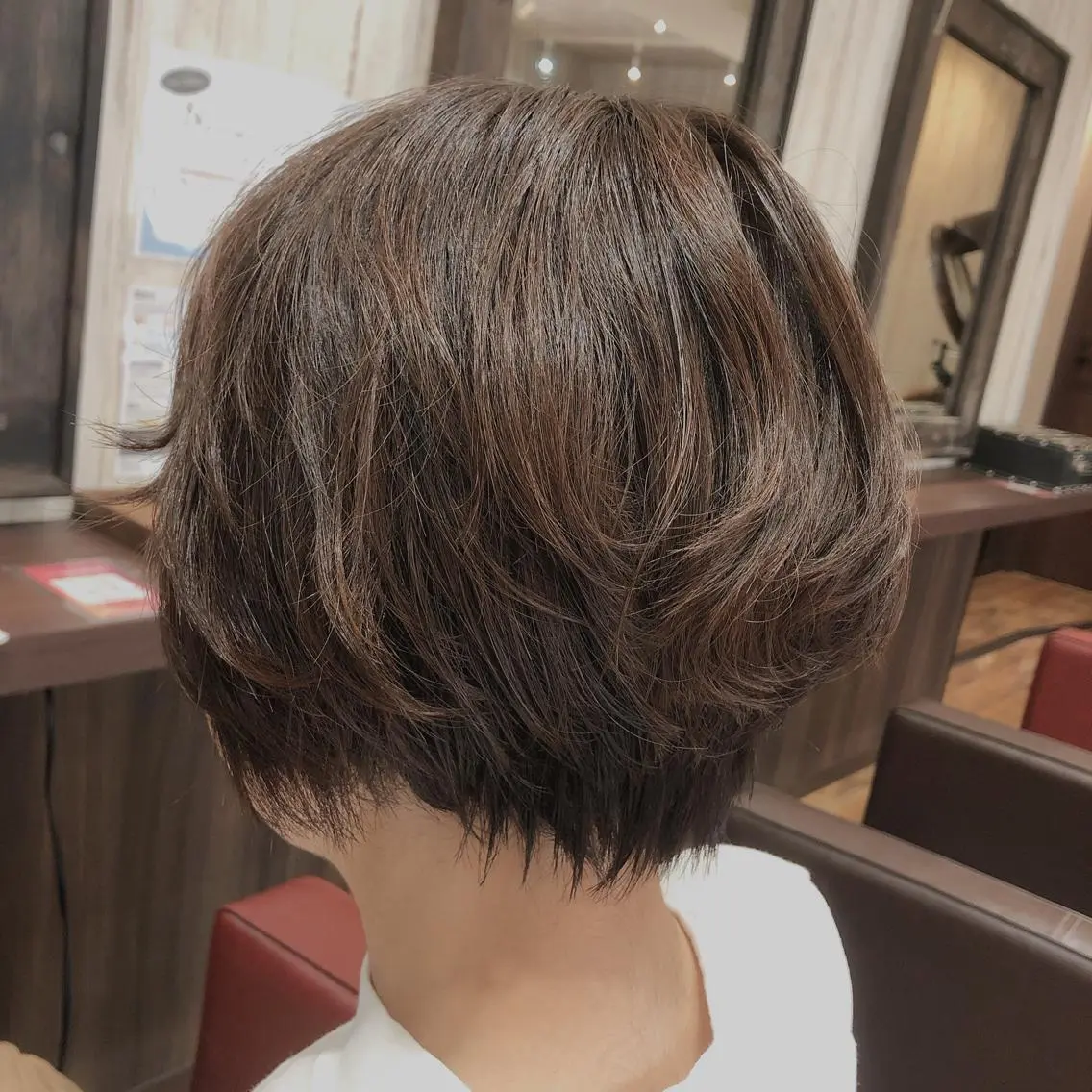 ショート カット 縮毛矯正 トリートメント ヘッドスパ Amour二子玉川/ 髪質改善サロンのヘアスタイル