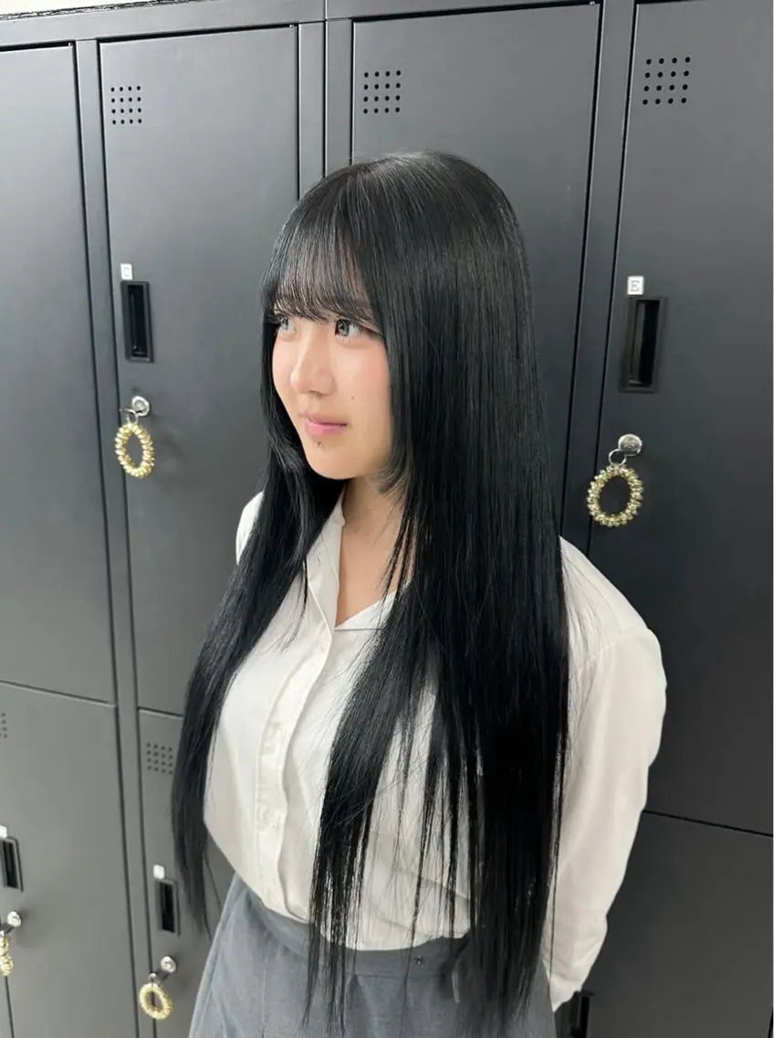 ロング ヘアカラー 透明感カラー/暖色 木村 実来のヘアスタイル
