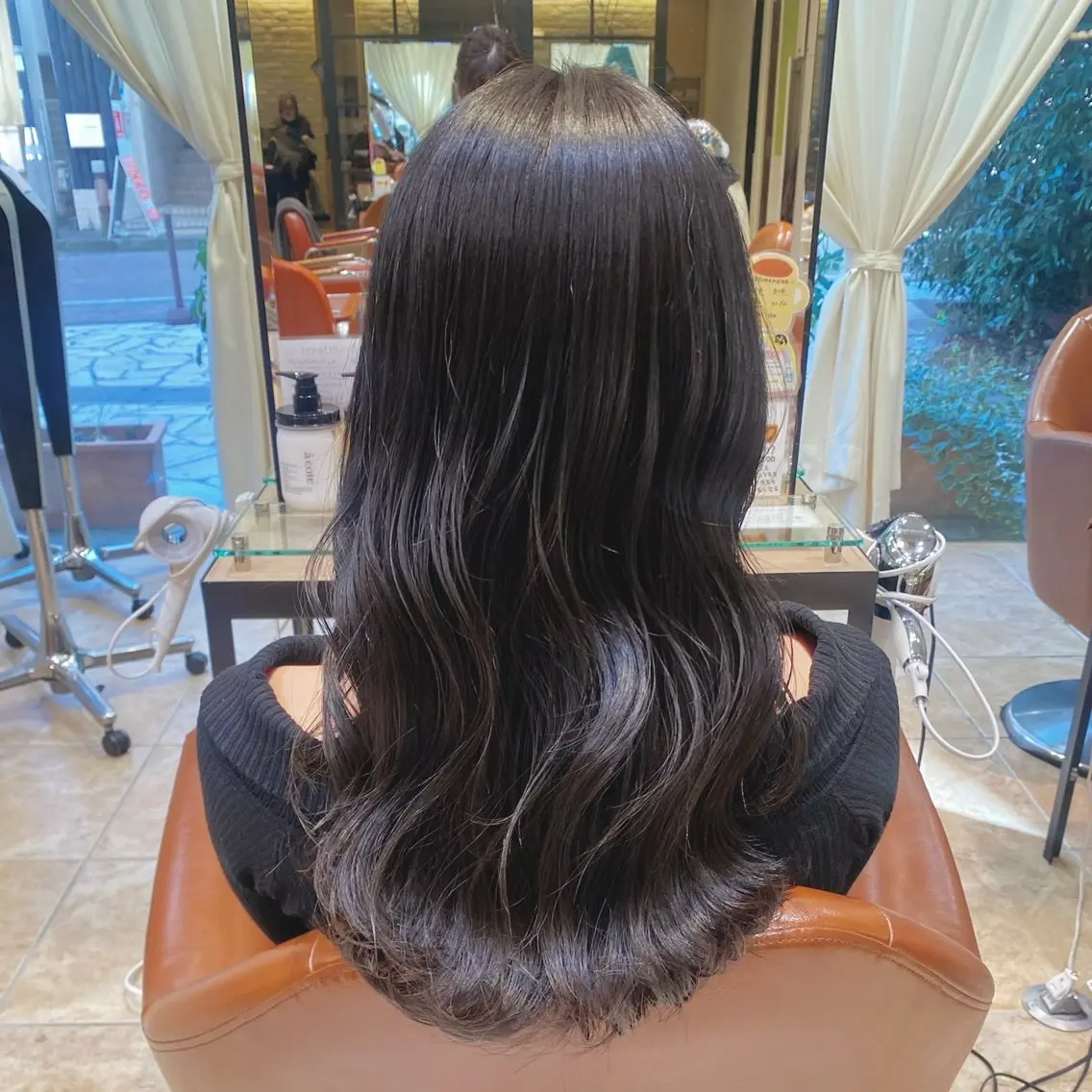 セミロング カラー カット ヘアカラー トリートメント YUMEKA🩶/ 透明感カラー🥣のヘアスタイル