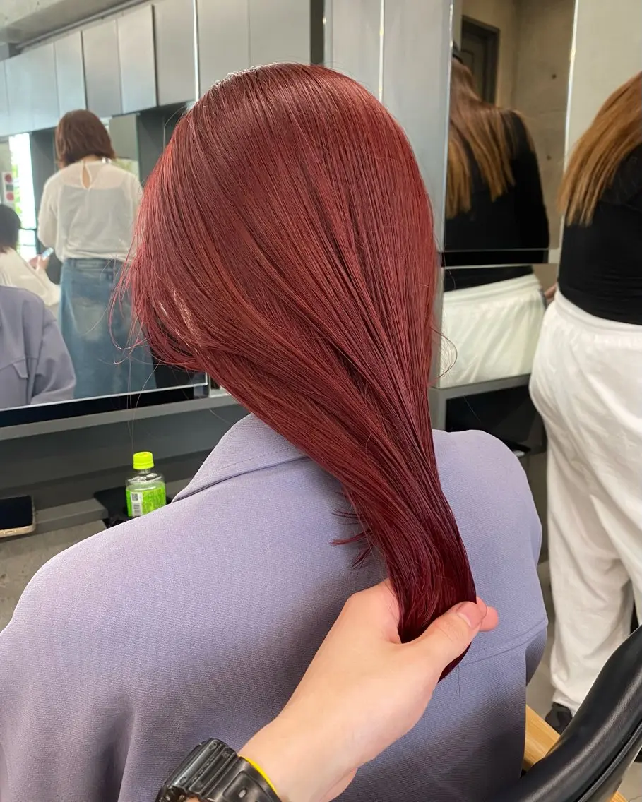 【Ladies】 ブリーチなしダブルカラー+トリートメントの写真