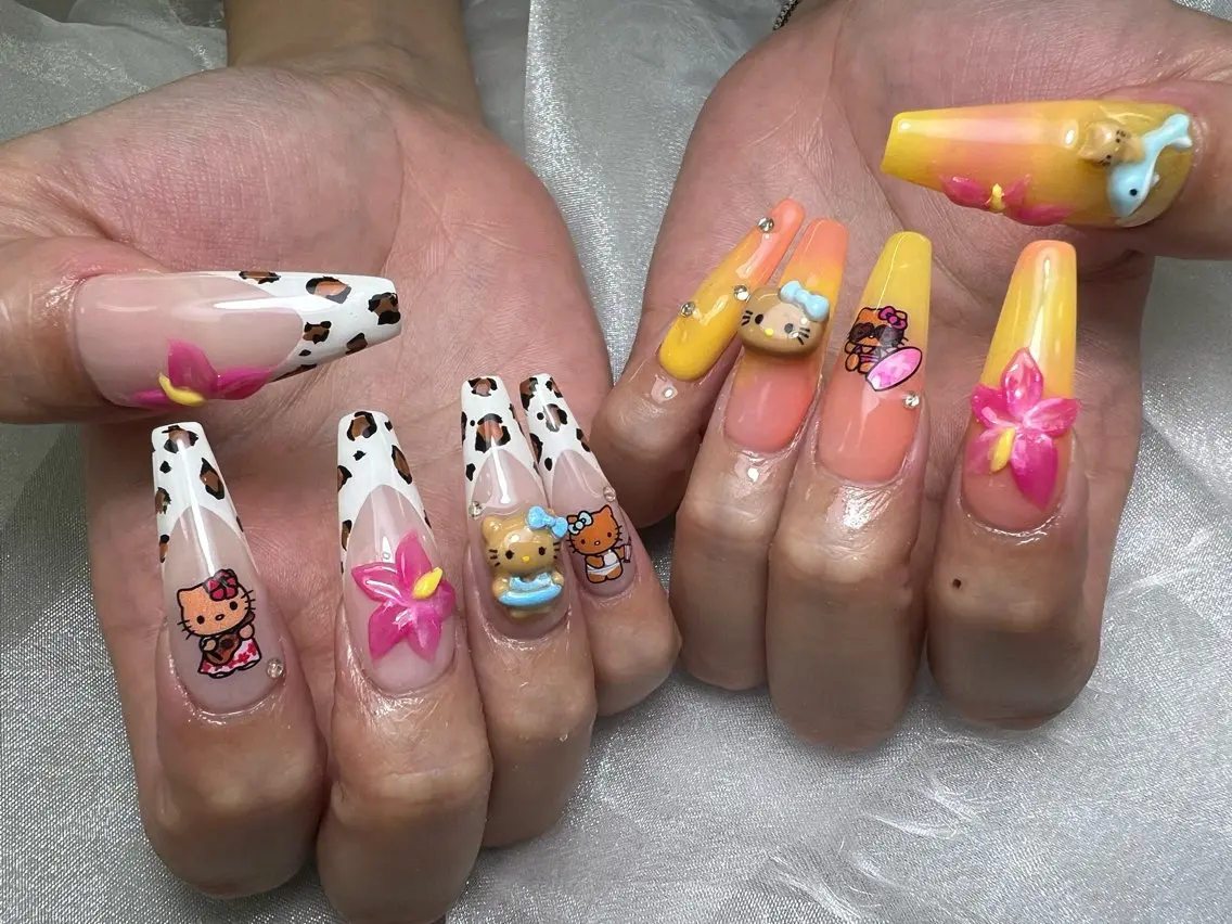 ネイル ハンドネイル Mana‪ ‪·͜· ❤︎‬のネイルデザイン
