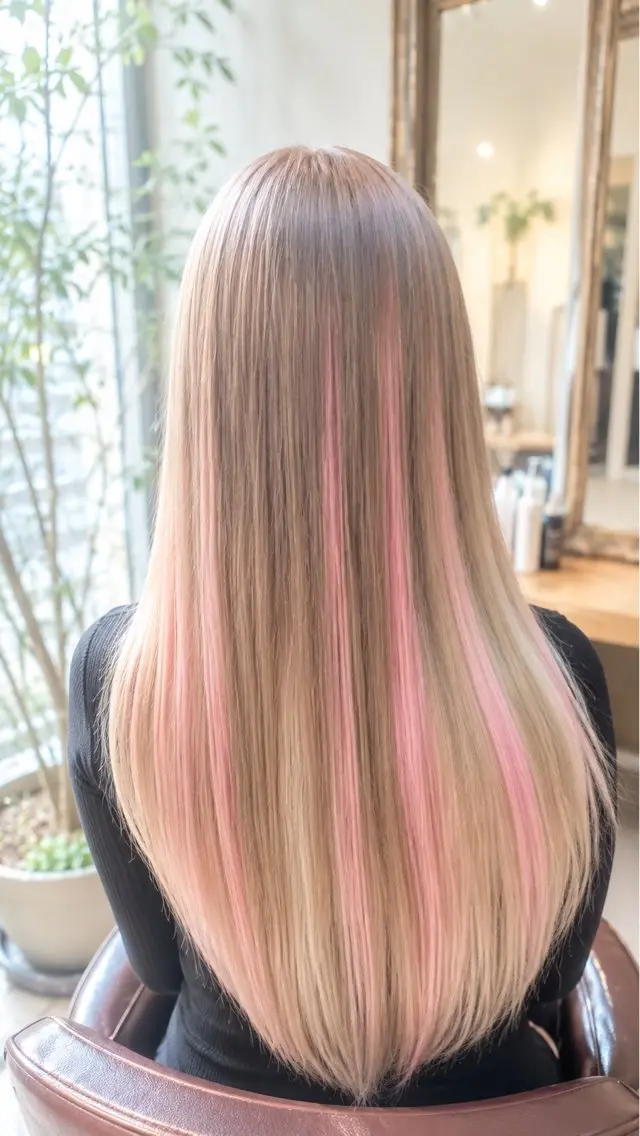 ロング カラー イズ ミのヘアスタイル