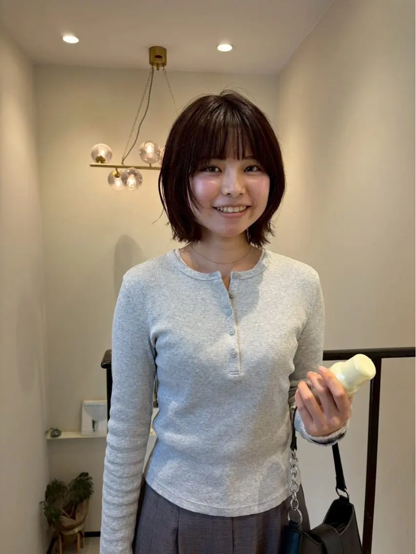 カラー ヘアカラー 埴岡 若葉のヘアスタイル