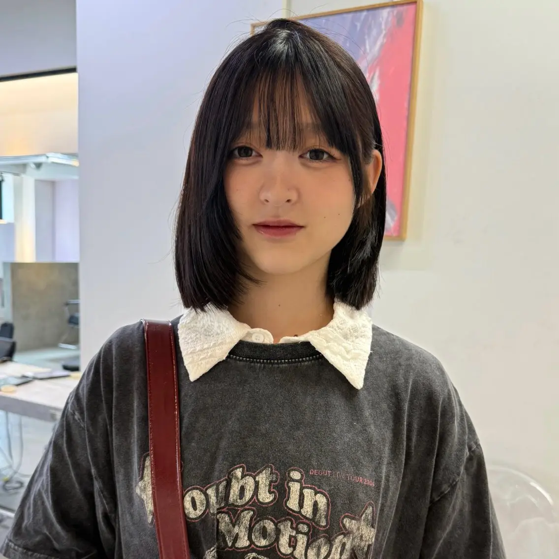 ミディアム カット トリートメント ELIN hair Nanamiのヘアスタイル