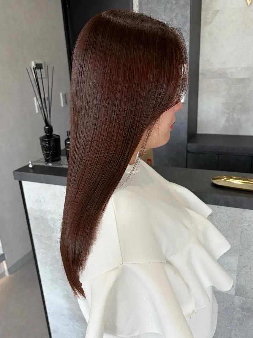カラー 中村 真珠のヘアスタイル