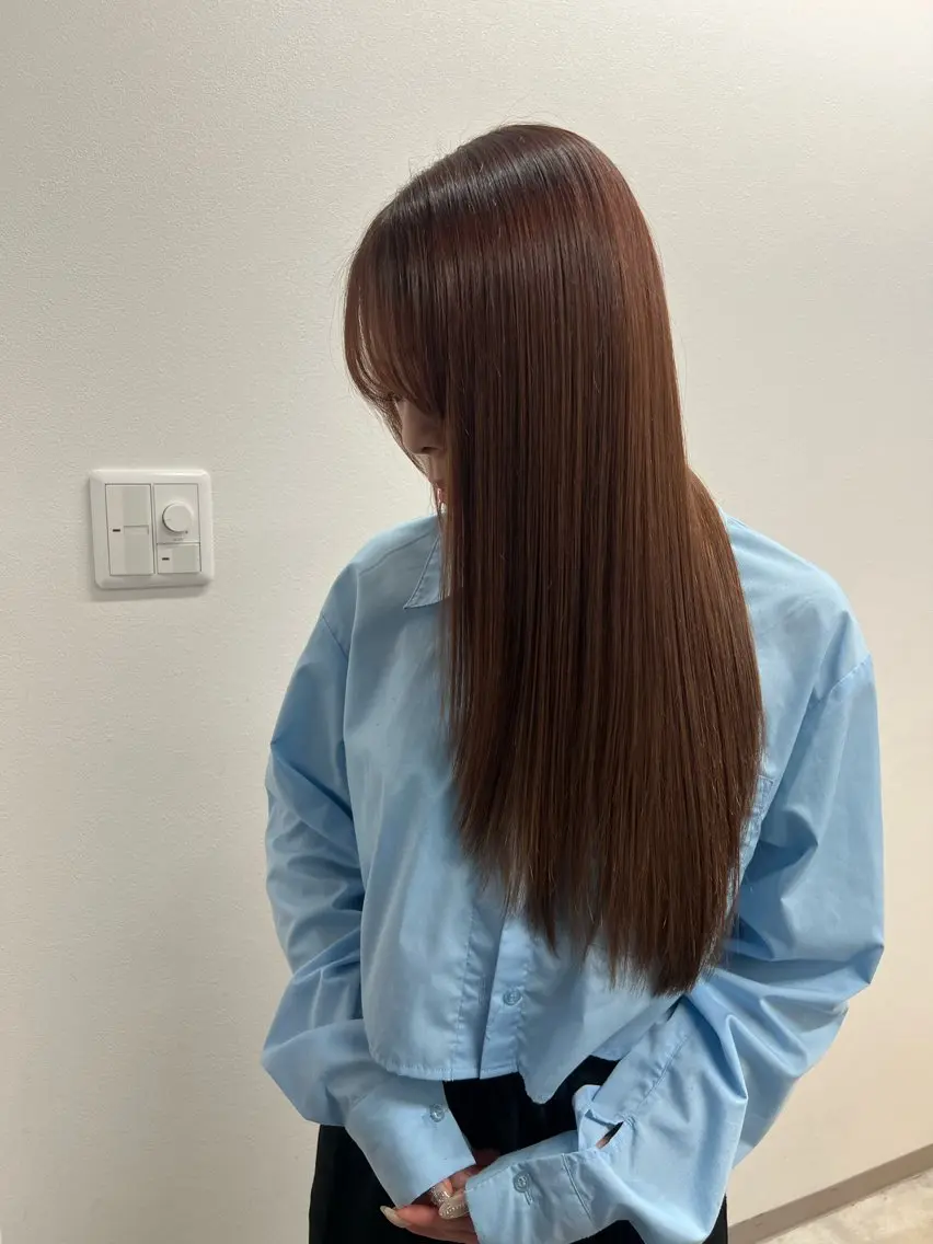 ロング 外国人対応 佐久間のヘアスタイル