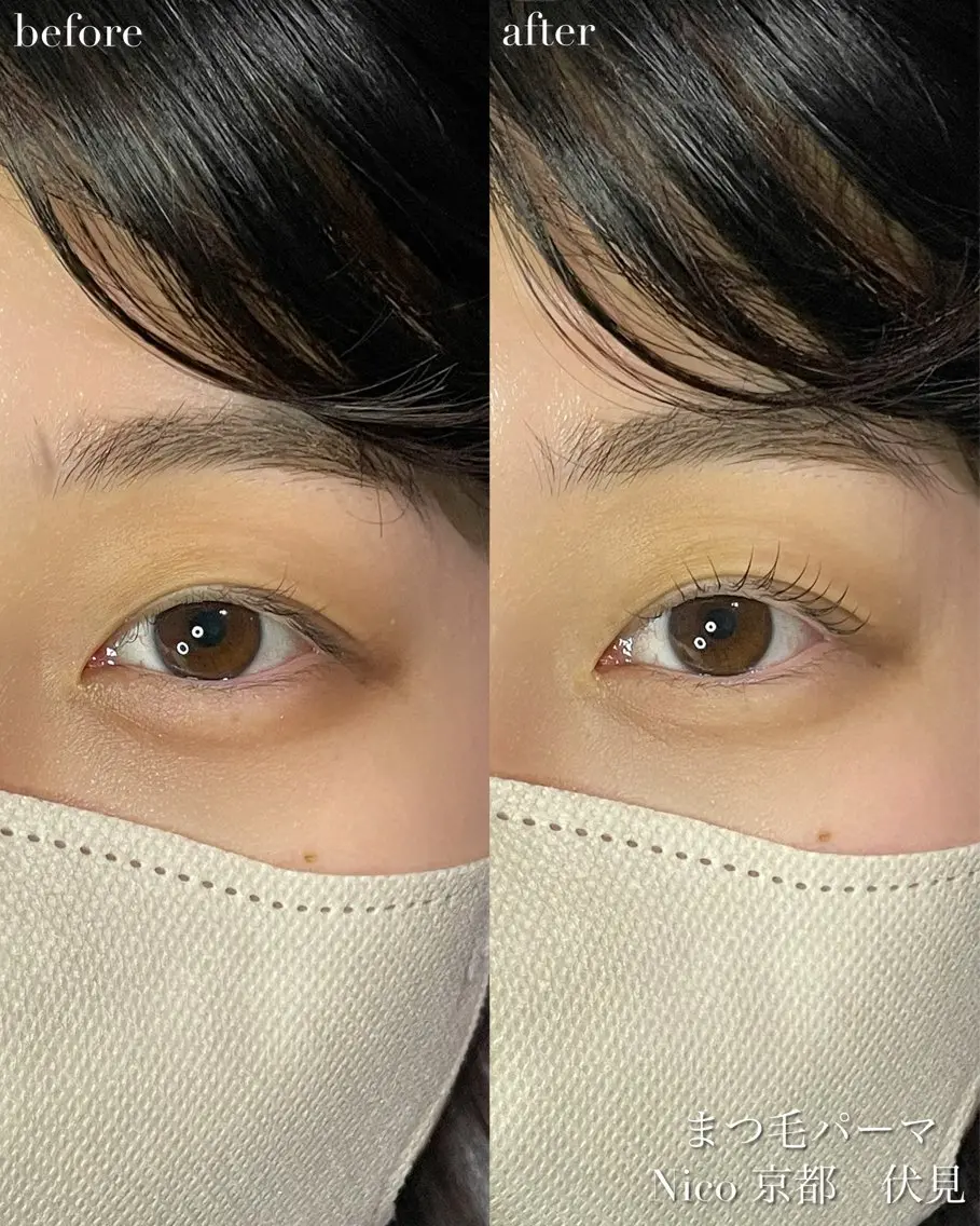 マツエク・マツパ まつげパーマ 一重×まつ毛パーマ マツパ Nico　山本 晃平の眉毛・アイブロウイメージ