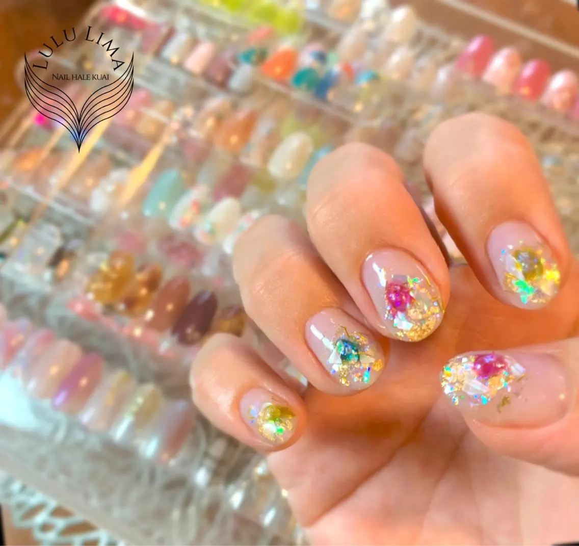 ネイル アートネイル 持ち込み ハンドネイル ハンドケア LULU LIMAのネイルデザイン