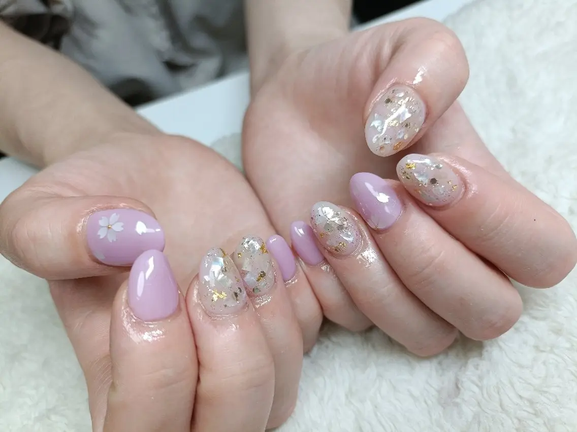 ネイル yu-a  スカルプ ネイルのネイルデザイン