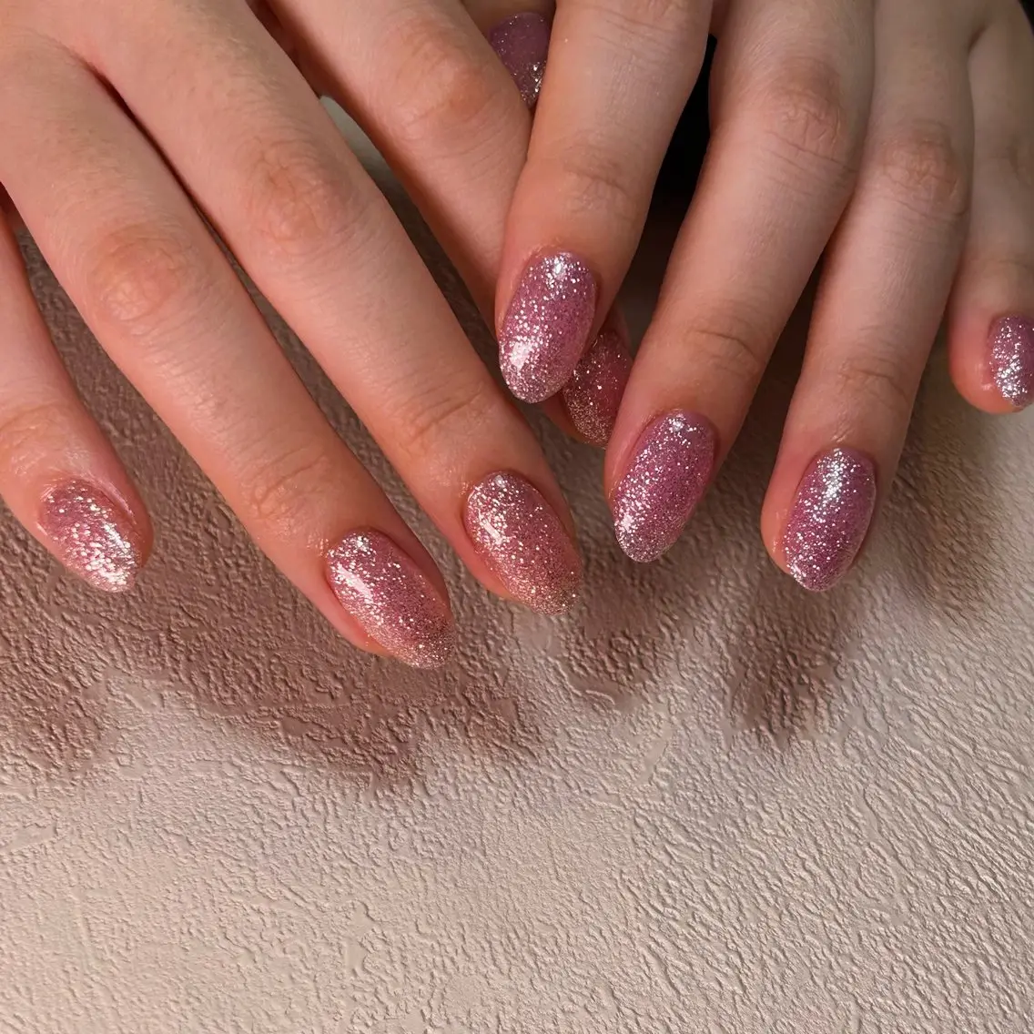 ネイル フラッシュネイル ピンク ハンドネイル nailsalon magentaのネイルデザイン