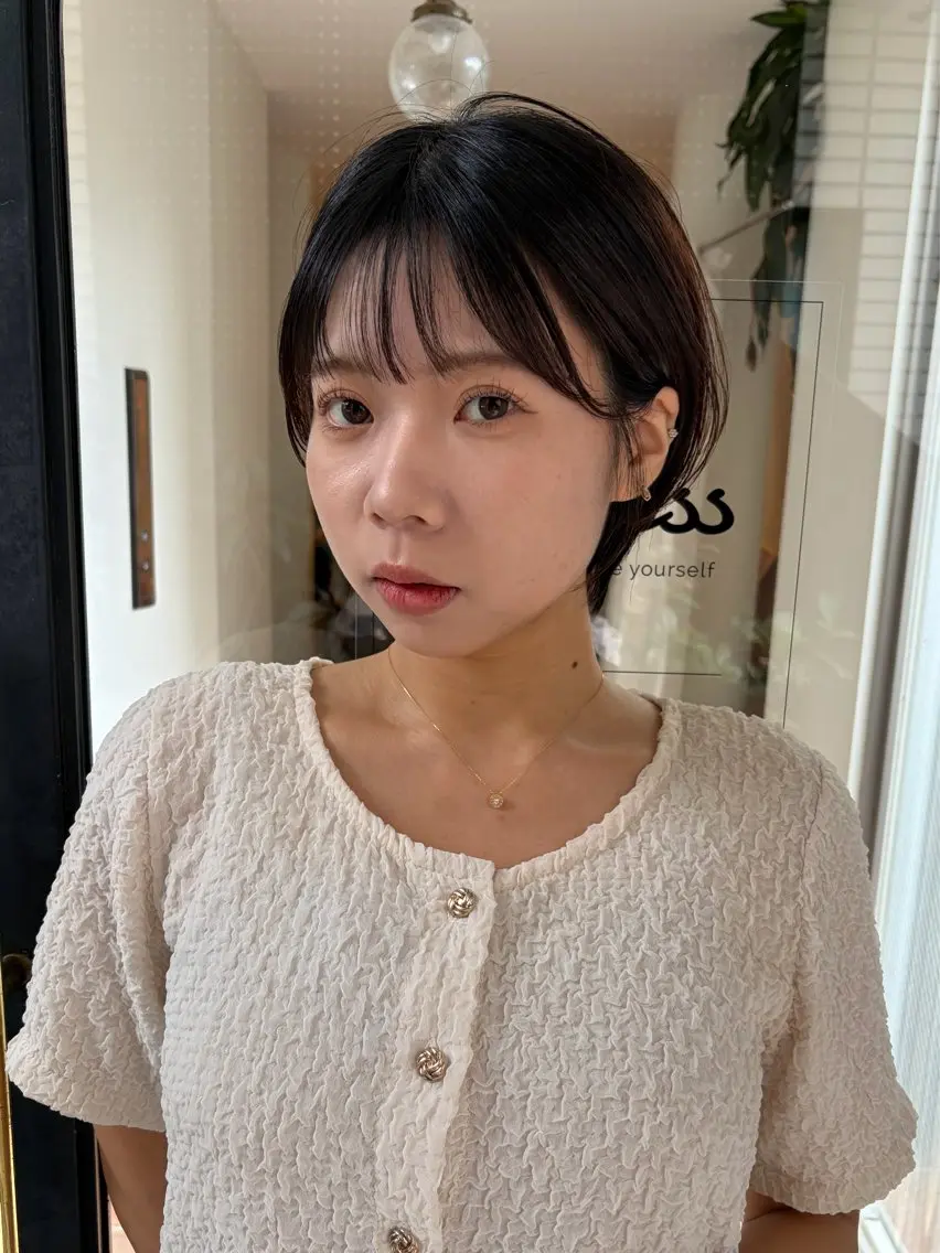 ショートカット+ケアトリートメント🧚🏻♀️🩷の写真