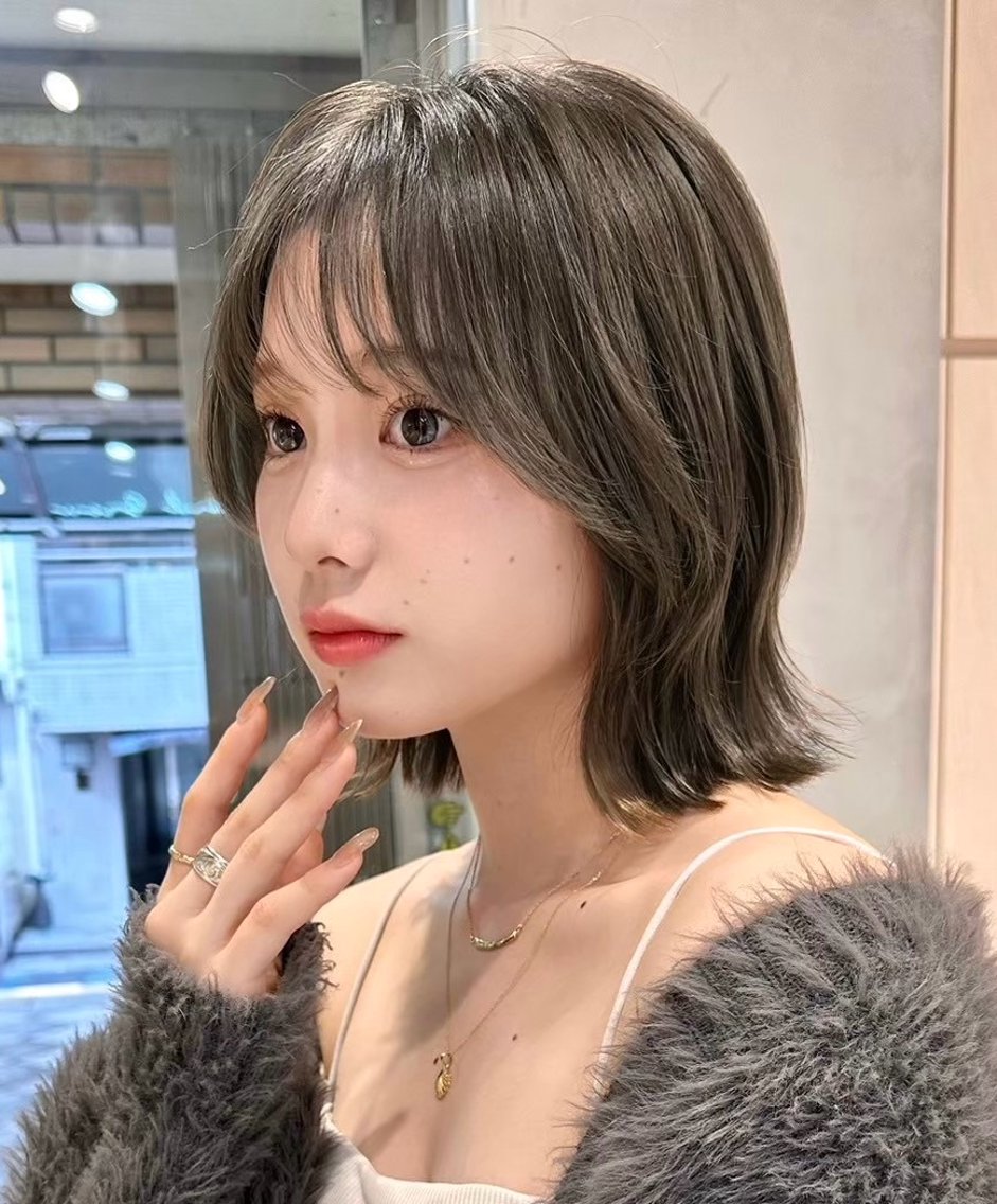 ショート ボブ くびれヘア 顔周りカット 髪質改善 韓国風ヘア カット トリートメント 💗大宮/ボブ特化 縮毛矯正/大和田拓夢のヘアスタイル