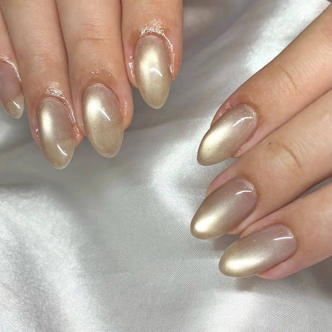 ネイル ジェルネイル マグネットネイル ハンドネイル Nail ヌシん家 AKANEのネイルデザイン