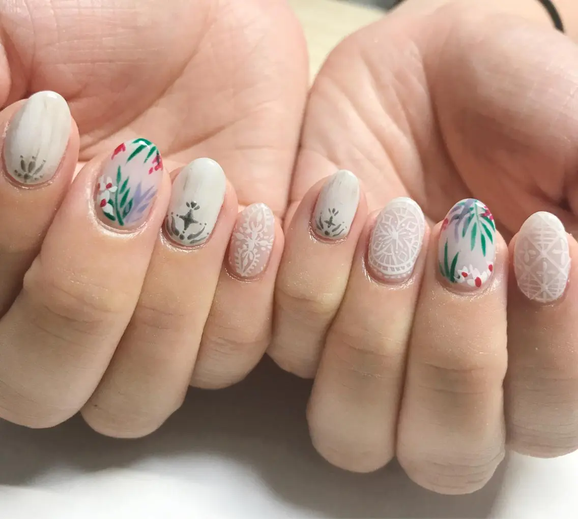ネイル アートネイル nail salon en familleのネイルデザイン