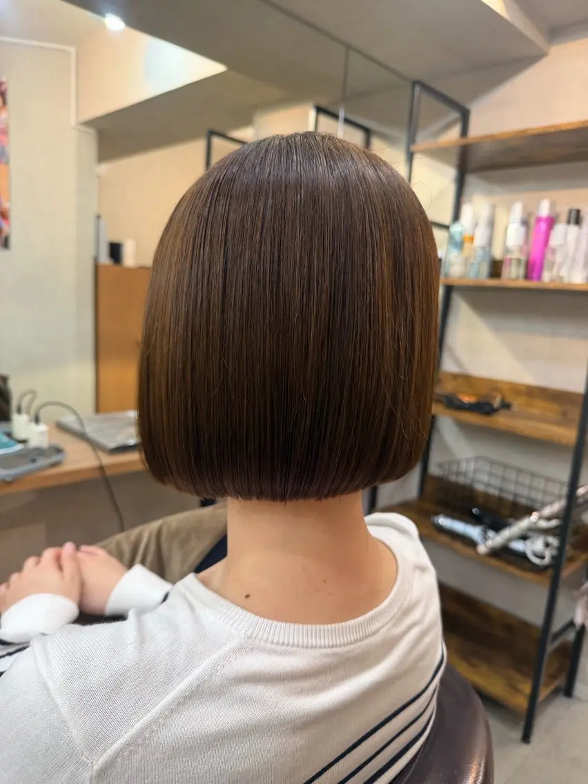 ショート カラー カット ヘアカラー 🎀Maho🎀ボブ × 髪質改善のヘアスタイル