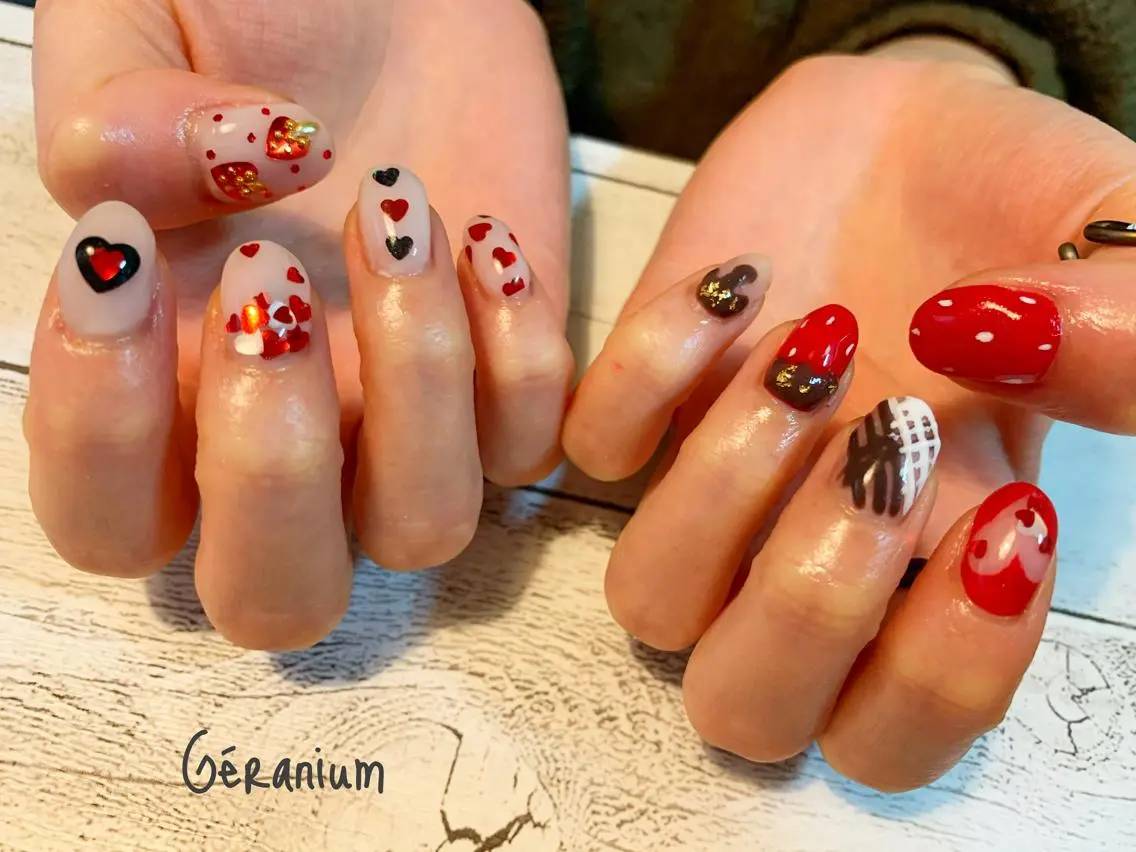 ネイル ハンドネイル GéRanium Harukaのネイルデザイン