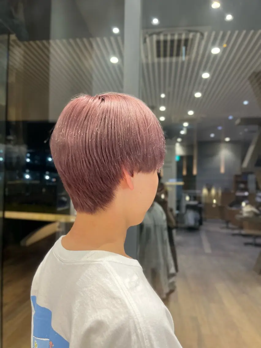 ショート カラー メンズ 艶カラー ❄️Saeのヘアスタイル