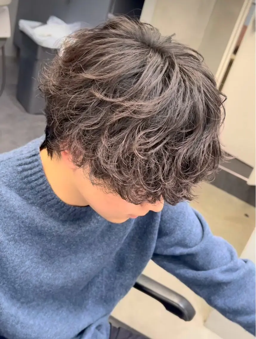 パーマ メンズ メンズパーマ カット パーマ 🔥メンズパーマ特化 高橋晴🔥のヘアスタイル