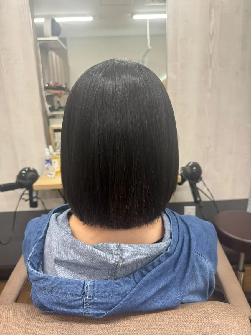 ミディアム 髪質改善 トリートメント カット 縮毛矯正 トリートメント TELA HAIR 幕張本郷店 千尋のヘアスタイル