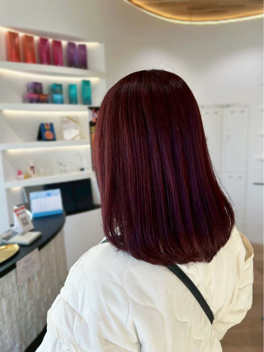 カラー ヘアカラー 🎀 暖色/ツヤ髪 🍓/ Konoeのヘアスタイル