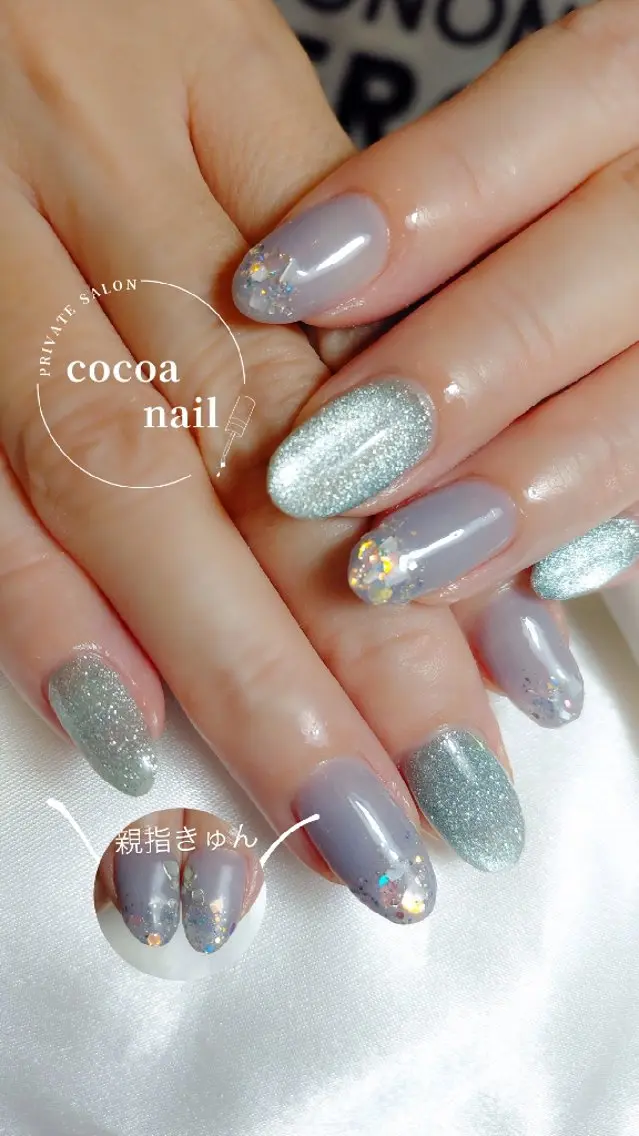 ネイル シンプルネイル ハンドネイル ハンドケア cocoa nail 　mayaのネイルデザイン