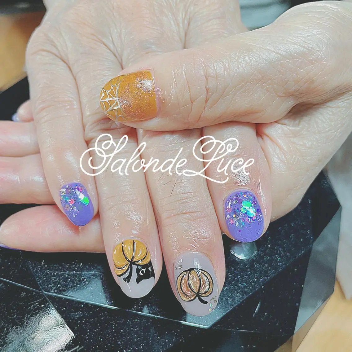 ネイル ハロウィン Salon de Luceのネイルデザイン
