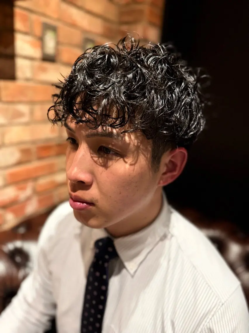 カット+パーマ+シャンプー+セットの写真