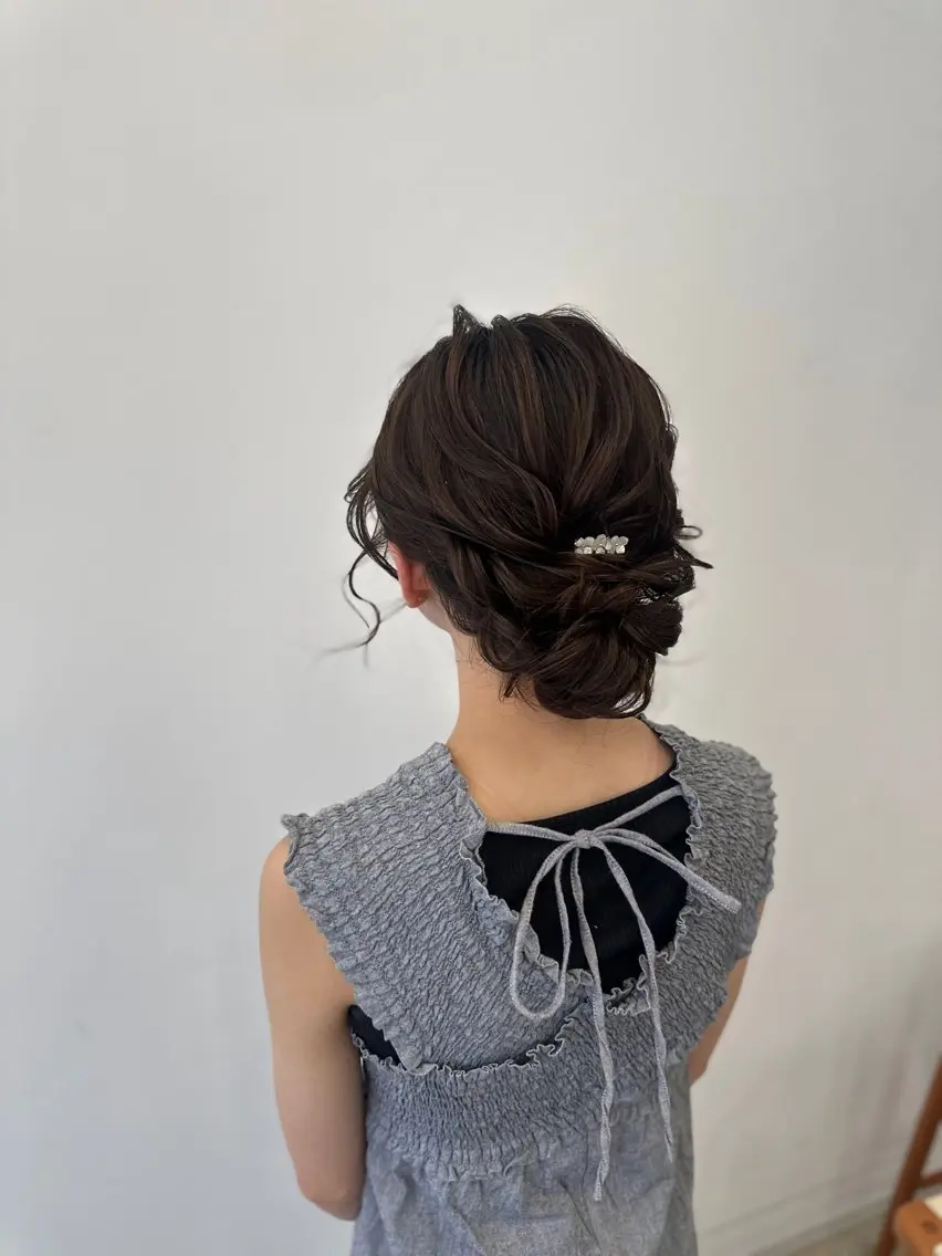ヘアアレンジ ヘアメイク🌷 着付👘ハルのヘアスタイル