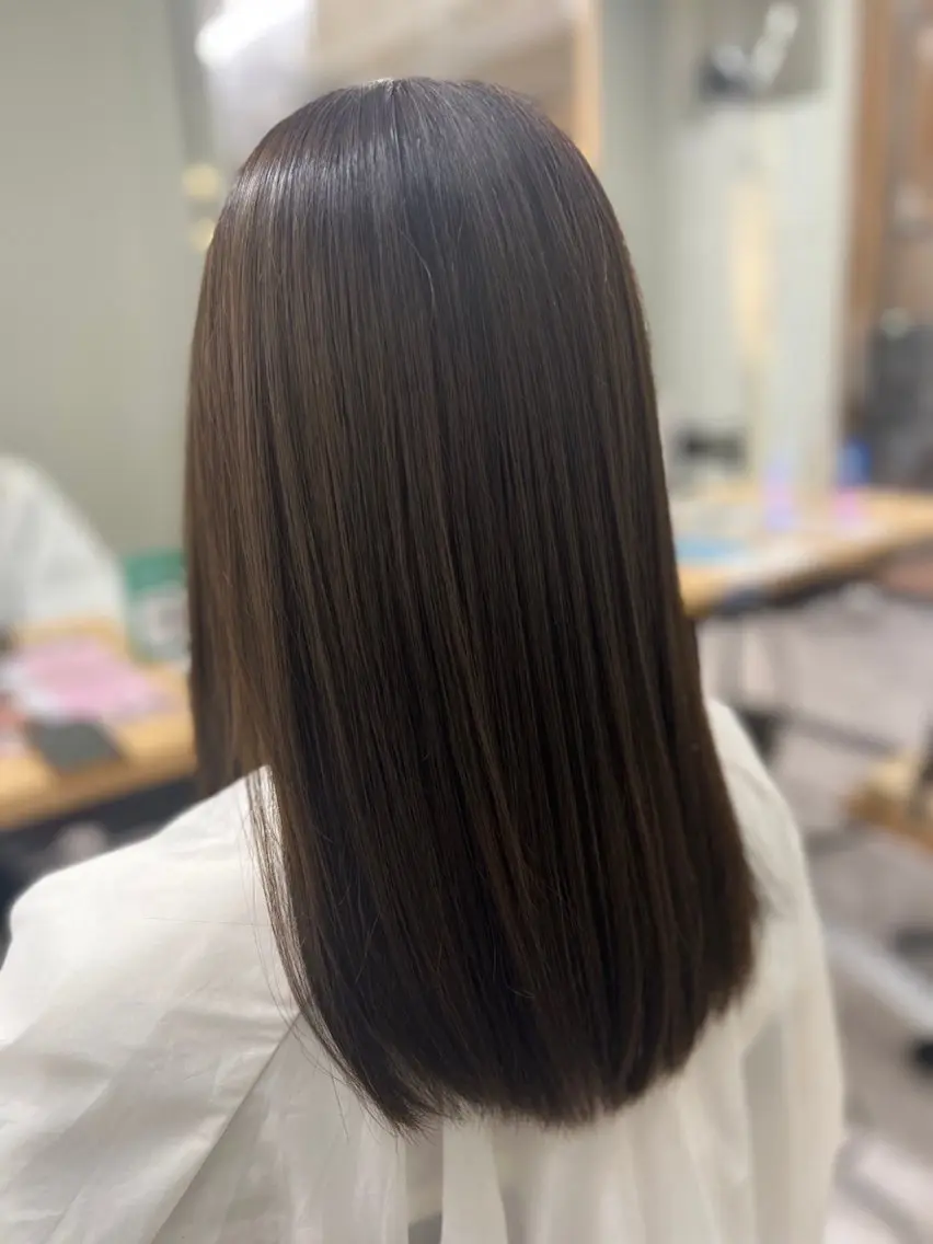 カラー 韓国レイヤー艶カラー HAYATOのヘアスタイル