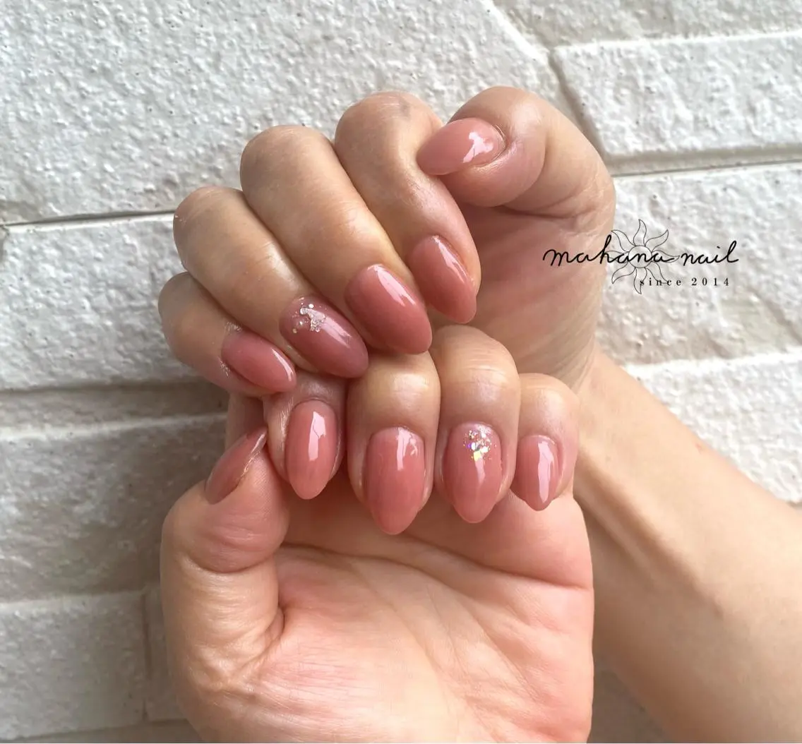 ネイル ワンカラーネイル mahana nailのネイルデザイン