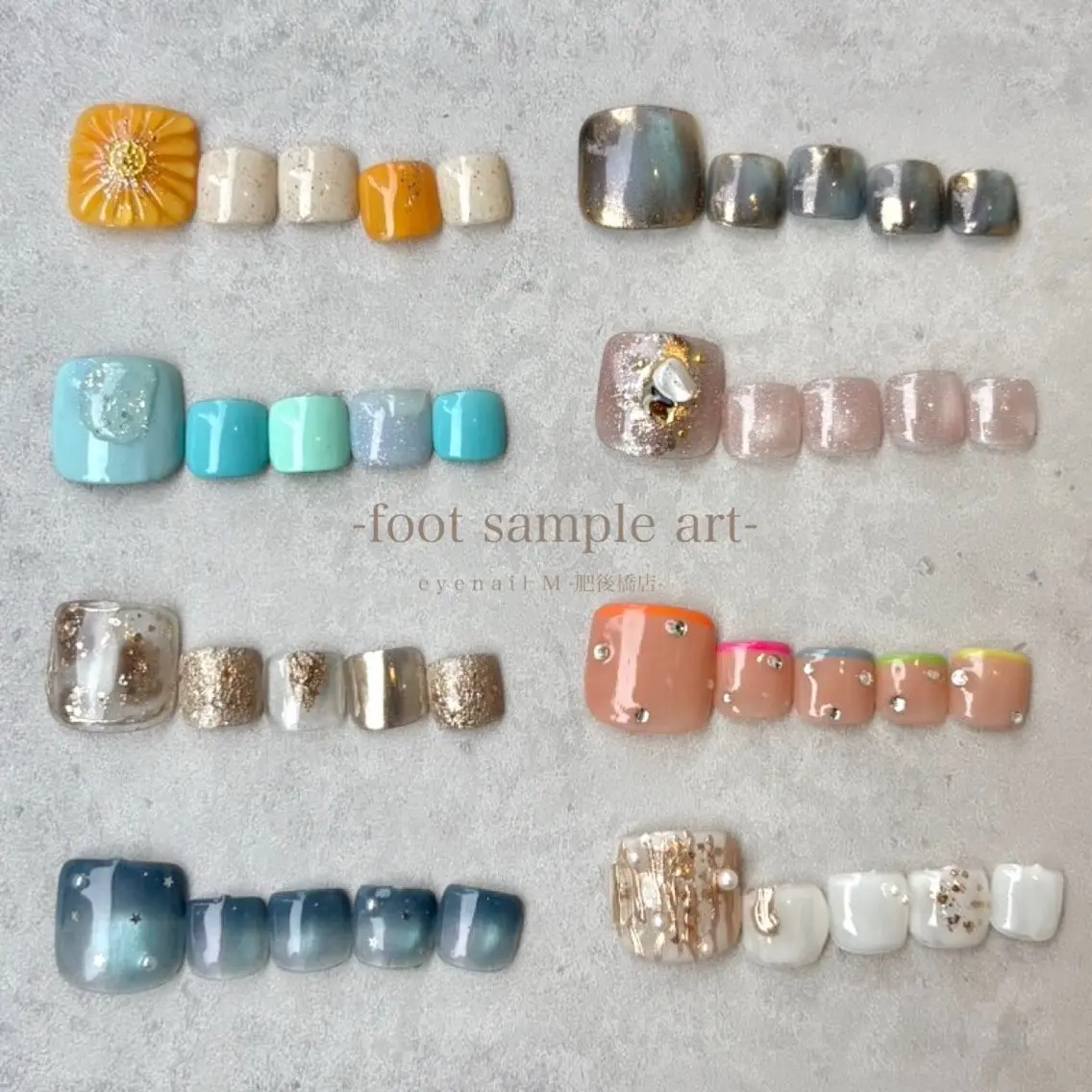 新規限定🌿[オフあり]FOOT👣毎月限定☆サンプルアートコース💫 フットバス付の写真