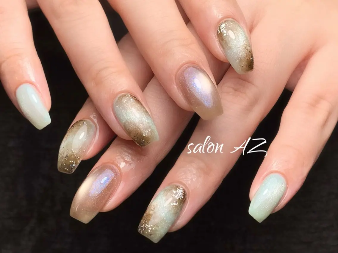 ネイル オフィスネイル ハンドネイル salon AZのネイルデザイン